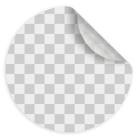 Benutzerdefinierte klare Aufkleber Symbol